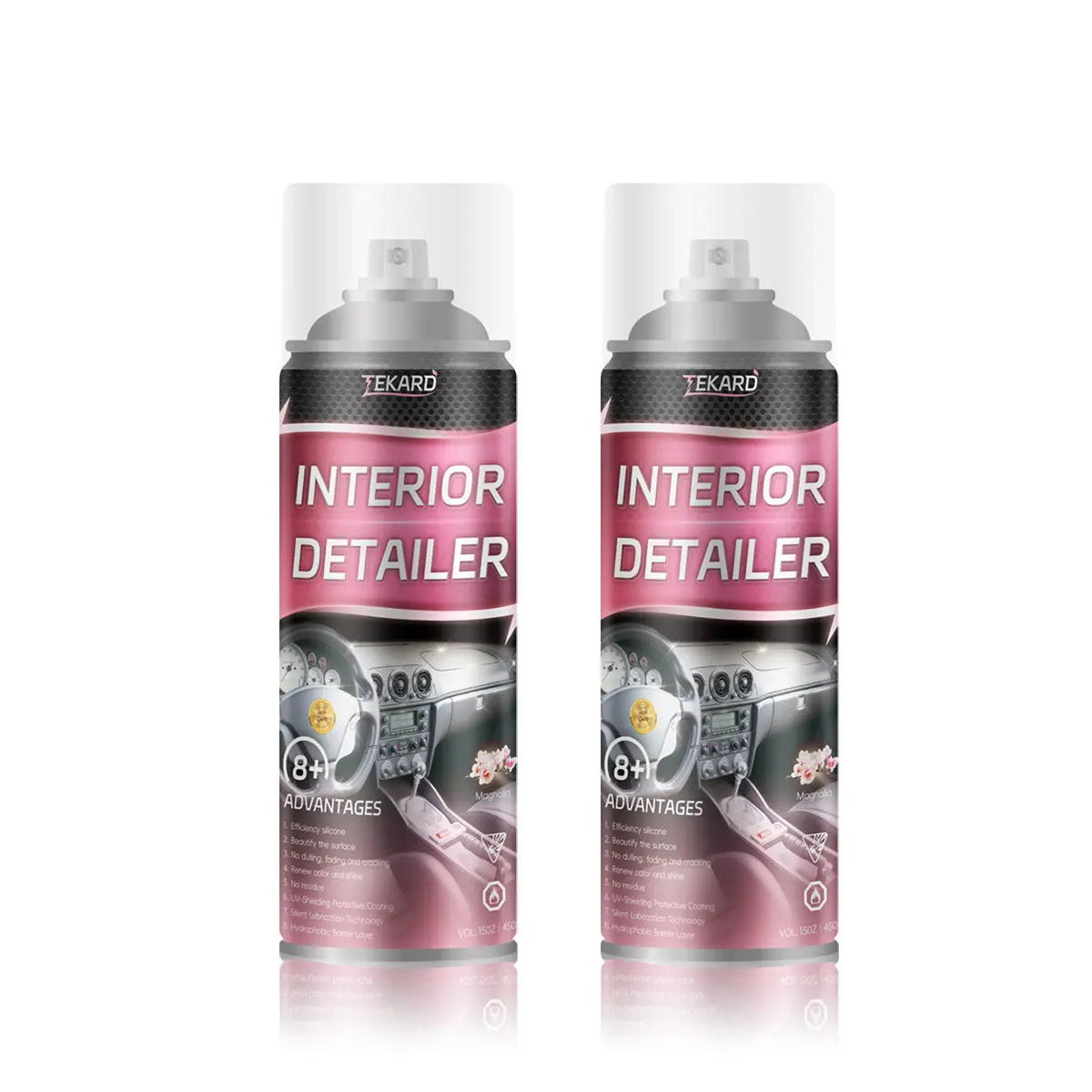 TEKARD Detailer - Ultimate Protection for Vinyl, Rubber, and Plastic Surfaces Car Interior Detailer and Protectant, Waterless Spray Wax:Plastic, Rubber, Leather Cleaner for Car Lnteriors&Exteriors、Quick Detailer、Automotive Care、Durable Protection Glossy