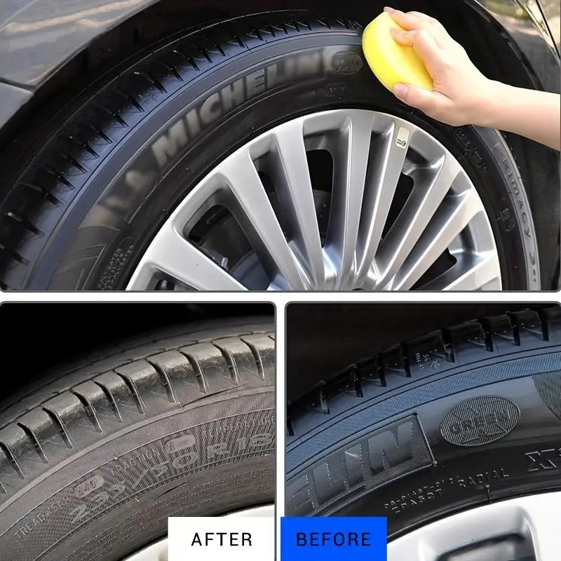 Car Plastic Restorer, Quick Polish for Color Restoration & Protection on Car Panels, Tires & Dashboards, Easy to Use, Long-Lasting Protection, Car Detailing Products, Automotive Detailing Product #GLOBAL PICKS