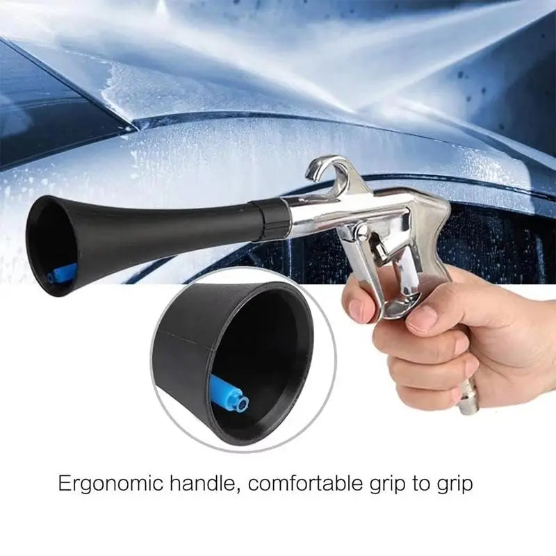 Tornado Cleaning Gun with Brush, Multifunctional Cleaning Gun, Dust Blowing Gun, Powerful Blowing Gun,High-Pressure Car Detailing Dry Washing Gun, Quickly Remove Dust/Dirt,Deep-Cleaning Hard-To-Reach Areas,#Summervibes