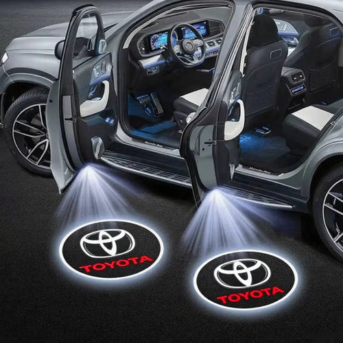 2Pcs LED Car Door Welcome Light HD Projector Lamp for Toyota Honda Chevrolet GMC Jeep and More Car Accessories