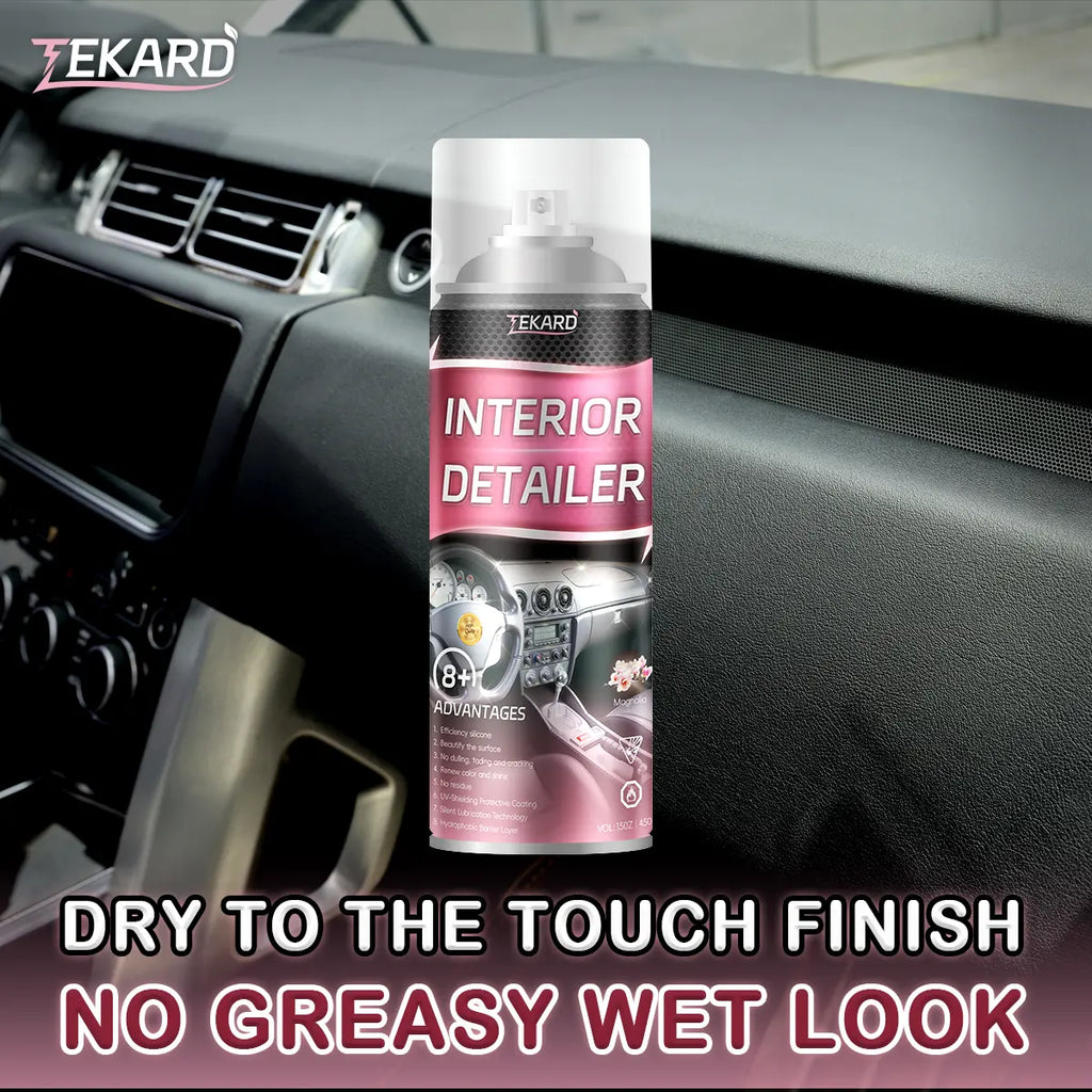 TEKARD Detailer - Ultimate Protection for Vinyl, Rubber, and Plastic Surfaces Car Interior Detailer and Protectant, Waterless Spray Wax:Plastic, Rubber, Leather Cleaner for Car Lnteriors&Exteriors、Quick Detailer、Automotive Care、Durable Protection Glossy