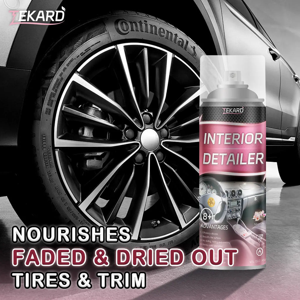 TEKARD Detailer - Ultimate Protection for Vinyl, Rubber, and Plastic Surfaces Car Interior Detailer and Protectant, Waterless Spray Wax:Plastic, Rubber, Leather Cleaner for Car Lnteriors&Exteriors、Quick Detailer、Automotive Care、Durable Protection Glossy